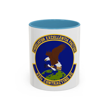 633d Contracting Squadron (U.S. Air Force) Accent Coffee Mug