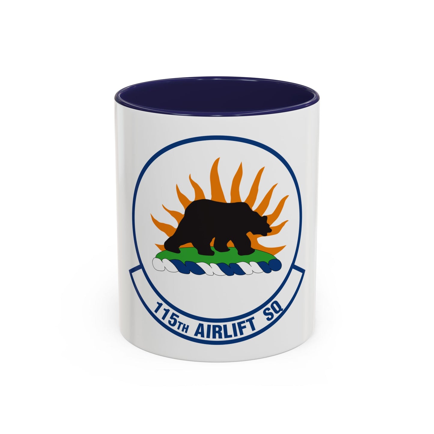 115 Airlift Squadron (U.S. Air Force) Accent Coffee Mug