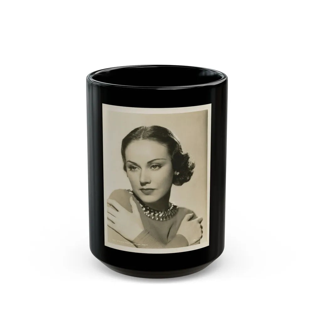 Fay Wray #133 (Vintage Female Icon) Black Coffee Mug-15oz-Go Mug Yourself