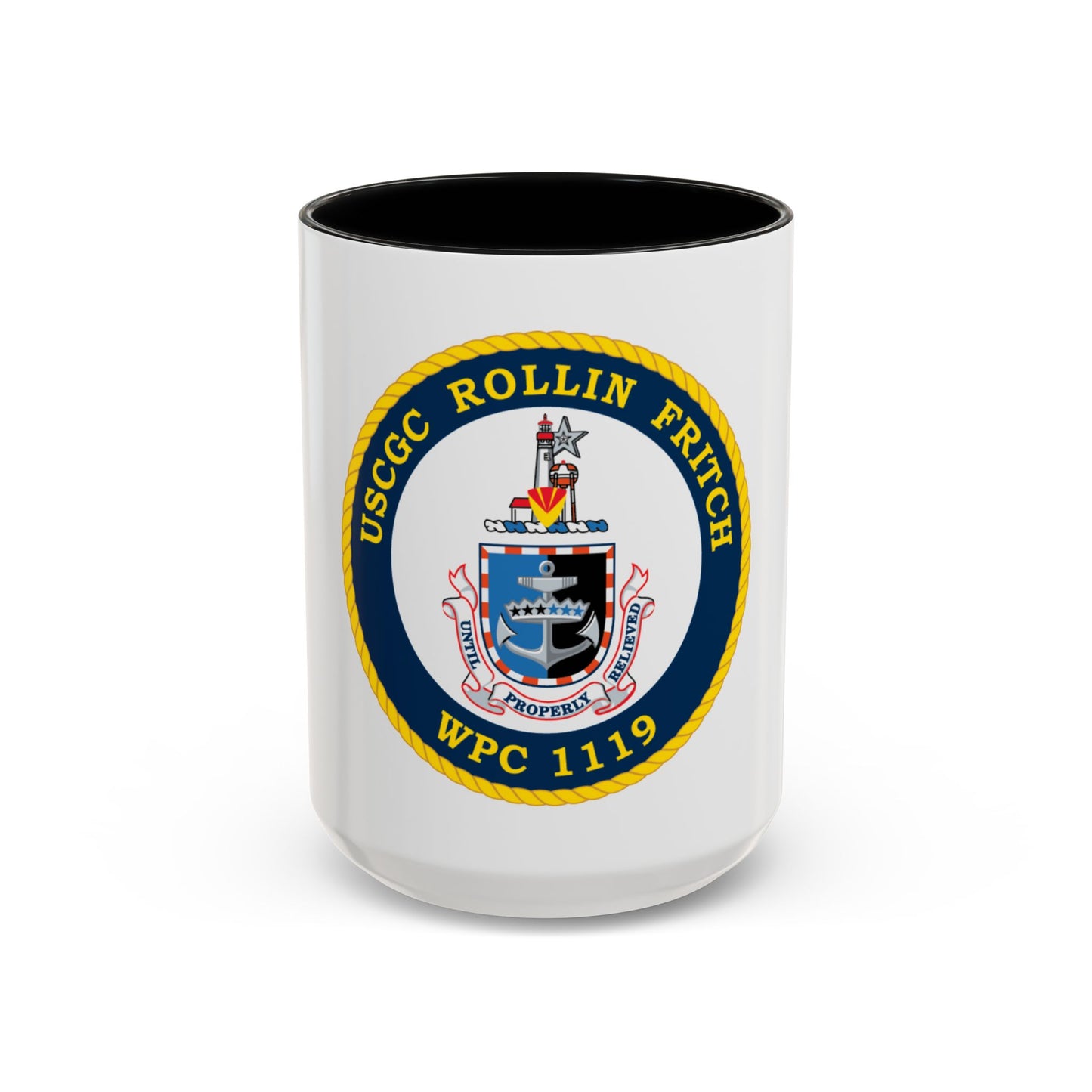 USCGC Rollin Fritch WPC 1119 (U.S. Coast Guard) Accent Coffee Mug