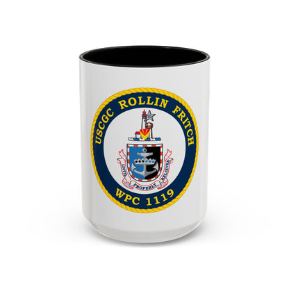 USCGC Rollin Fritch WPC 1119 (U.S. Coast Guard) Accent Coffee Mug