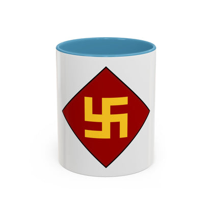 Patch of the 45th Infantry Division 19241939 (U.S. Army) Accent Coffee Mug