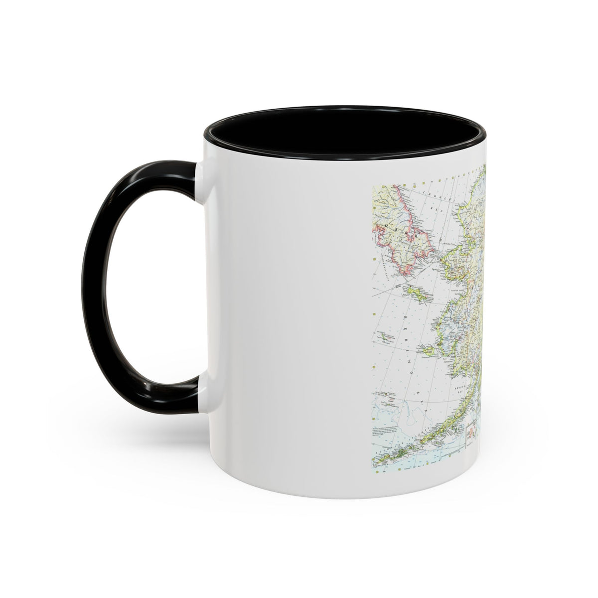 USA - Alaska (1959) (Map) Accent Coffee Mug