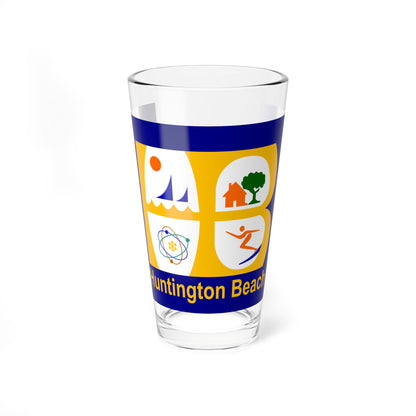 Flag of Huntington Beach California (United States) Pint Glass 16oz
