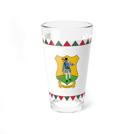 Flag of Isaszeg (Hungary) Pint Glass 16oz
