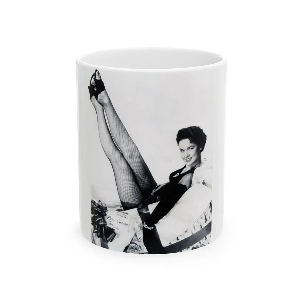 Kathryn Grant #07 1 (Vintage Female Icon) White Coffee Mug-11oz-Go Mug Yourself