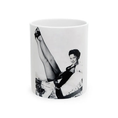 Kathryn Grant #131 (Vintage Female Icon) White Coffee Mug-11oz-Go Mug Yourself