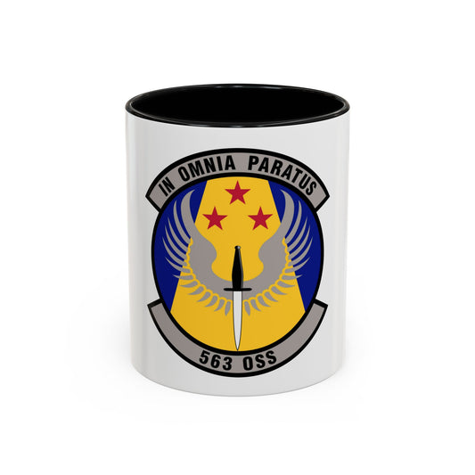 563d Operations Support Squadron (U.S. Air Force) Accent Coffee Mug