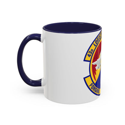 43d Logistics Support Squadron (U.S. Air Force) Accent Coffee Mug