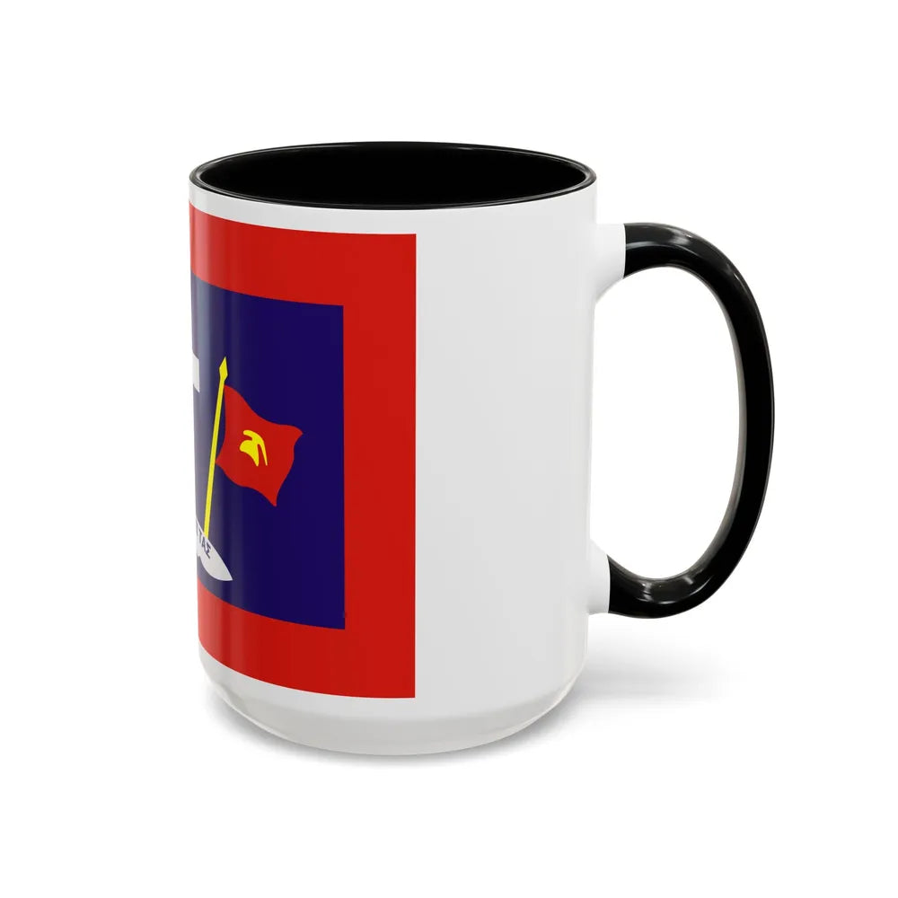 Flag of Hydra Greece - Accent Coffee Mug-Go Mug Yourself