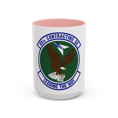 89th Contracting Squadron (U.S. Air Force) Accent Coffee Mug