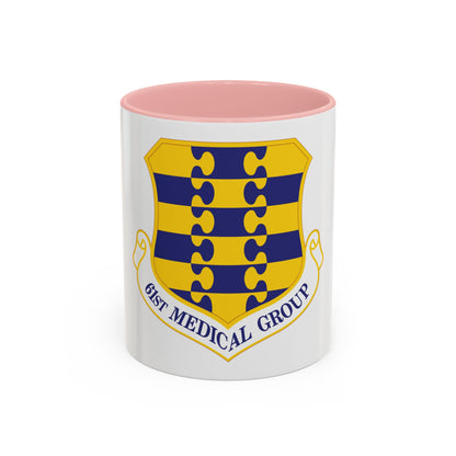 61st Medical Group (U.S. Air Force) Accent Coffee Mug