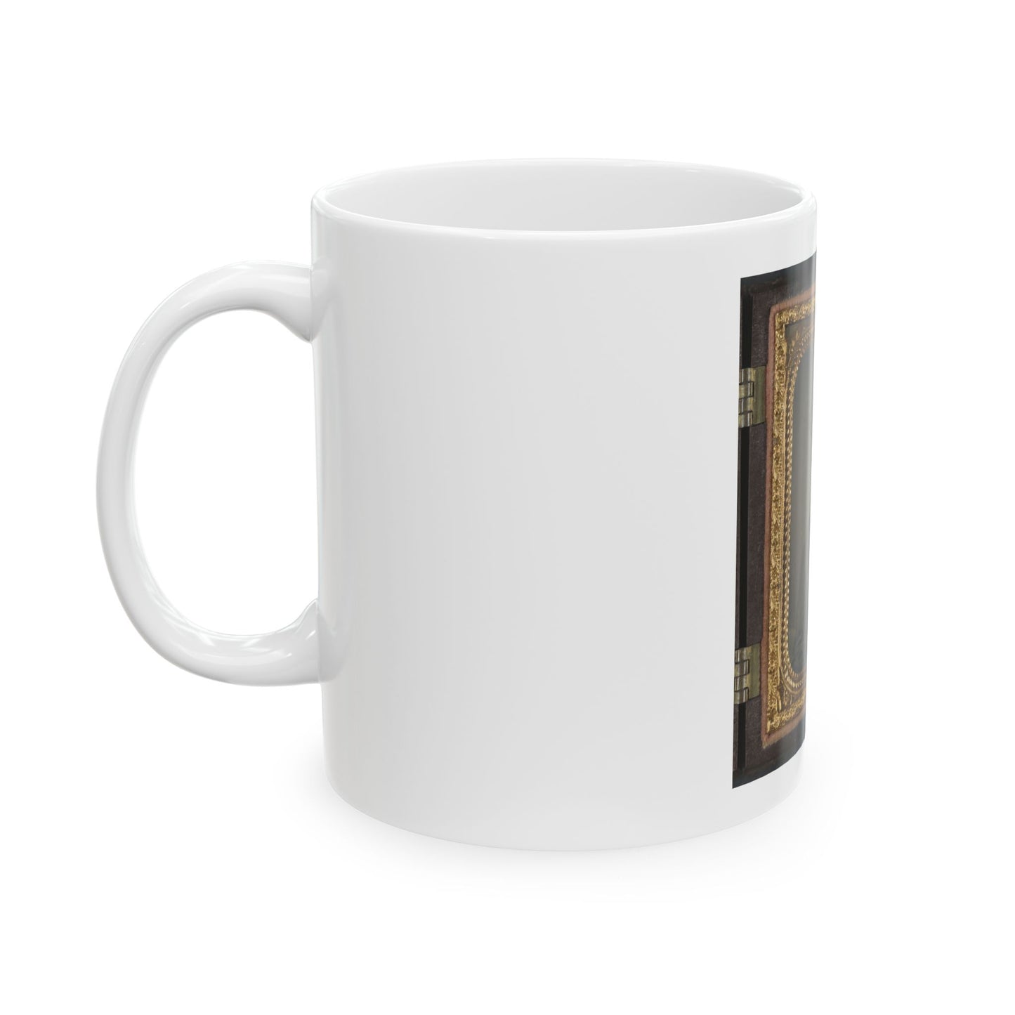 Private Thomas Green Of Co. B, 11th Massachusetts Infantry Regiment In Uniform (U.S. Civil War) White Coffee Mug