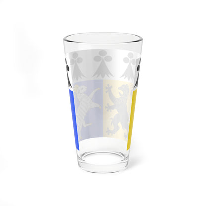 Drapeau Finistere (France) Pint Glass 16oz