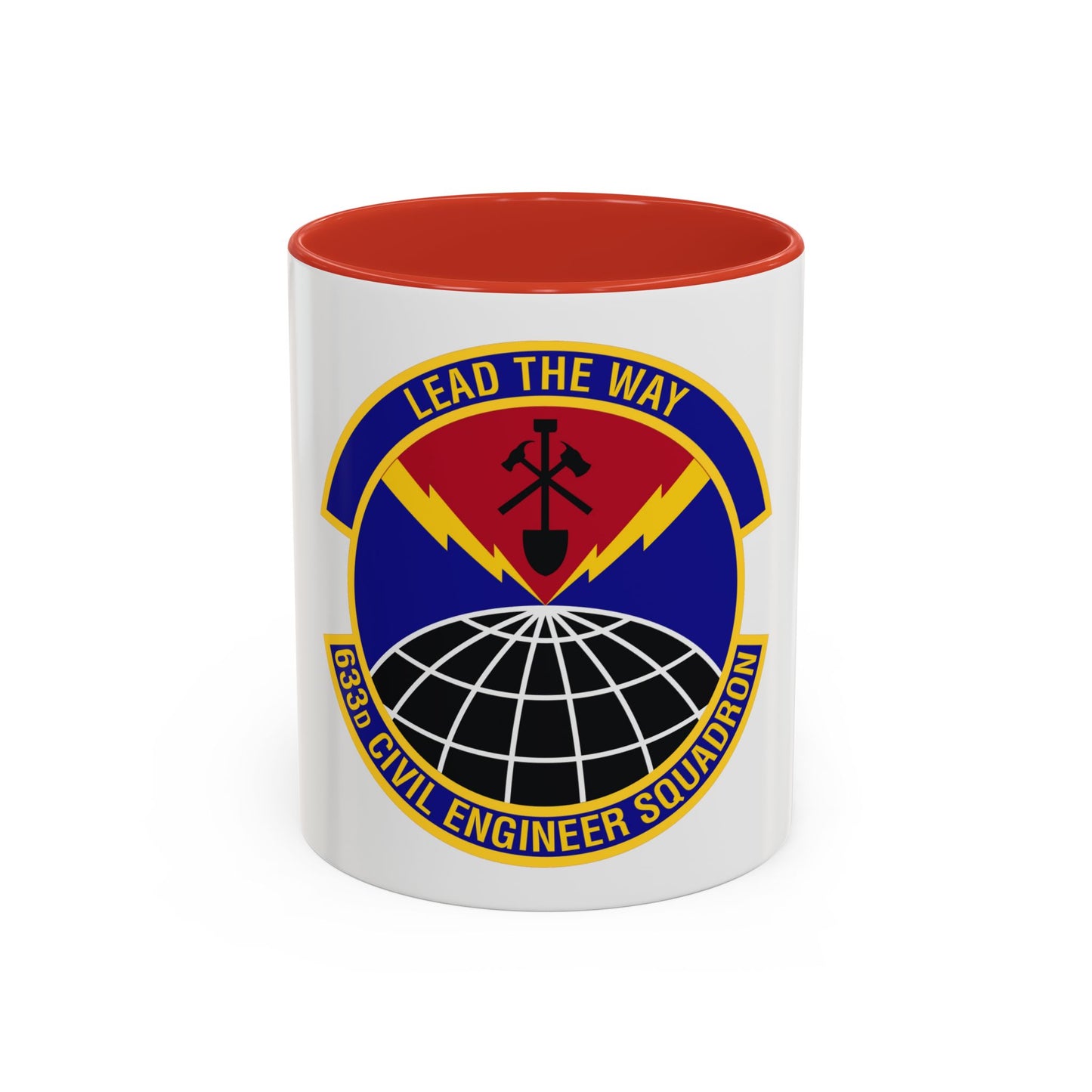 633d Civil Engineer Squadron (U.S. Air Force) Accent Coffee Mug