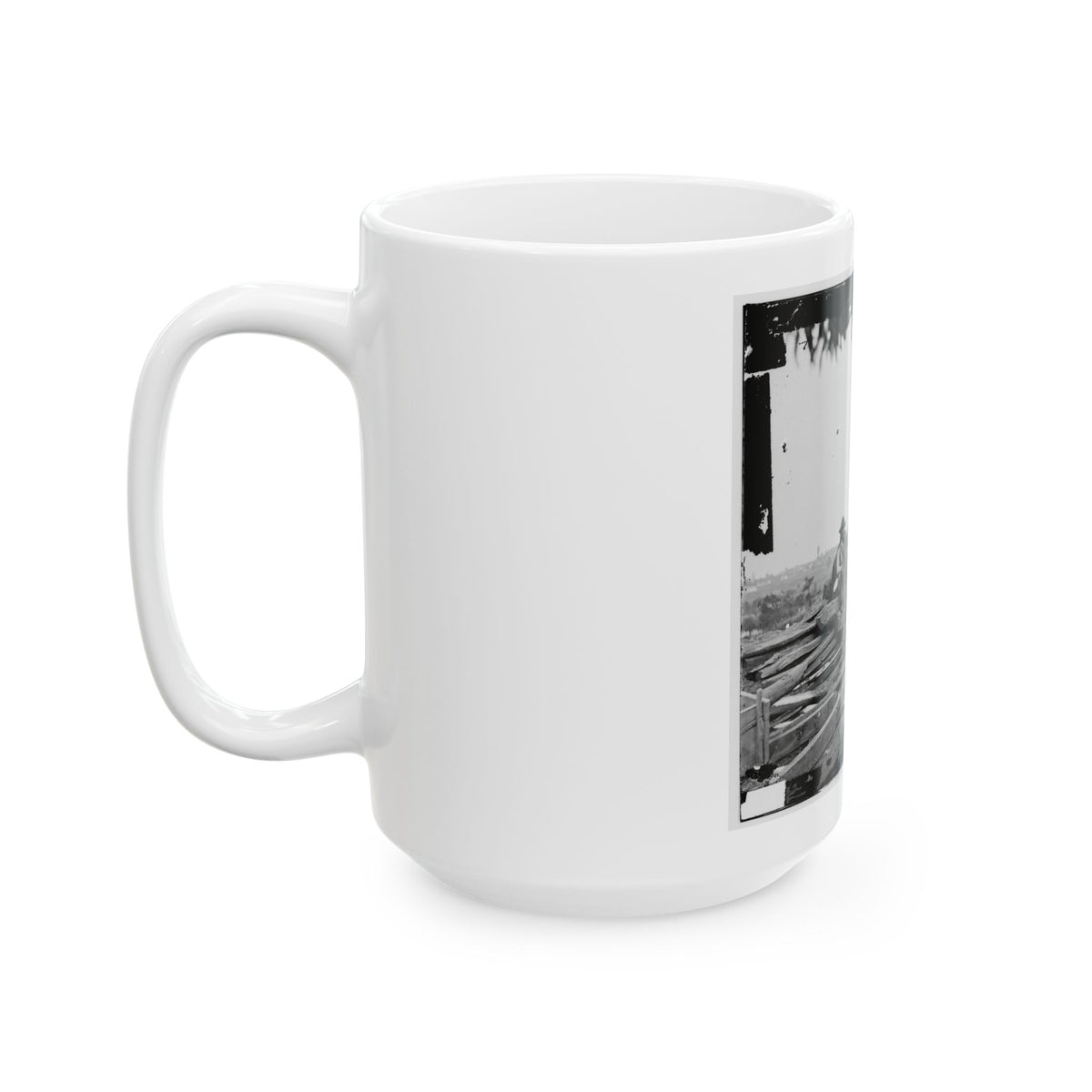 Gettysburg, Pa. Three Confederate Prisoners (U.S. Civil War) White Coffee Mug