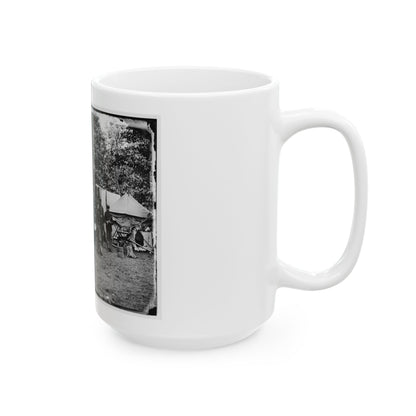 Bealeton, Va. Drum Corps, 93d New York Infantry (U.S. Civil War) White Coffee Mug