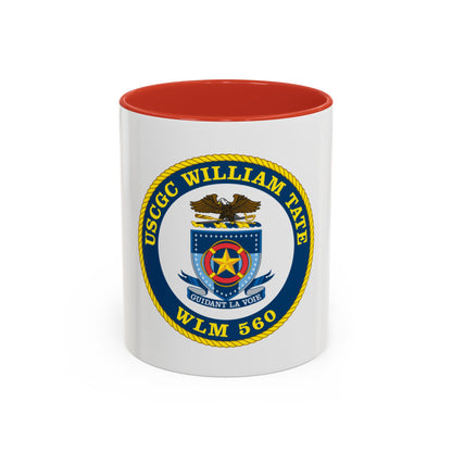 USCGC William Tate WLM 560 (U.S. Coast Guard) Accent Coffee Mug