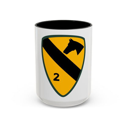 2nd Brigade 1st Cavalry Division (U.S. Army) Accent Coffee Mug