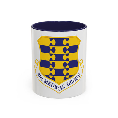 61st Medical Group (U.S. Air Force) Accent Coffee Mug
