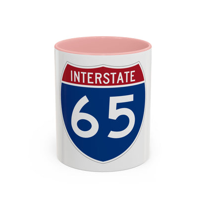 Interstate 65 (U.S. Highways) Accent Coffee Mug