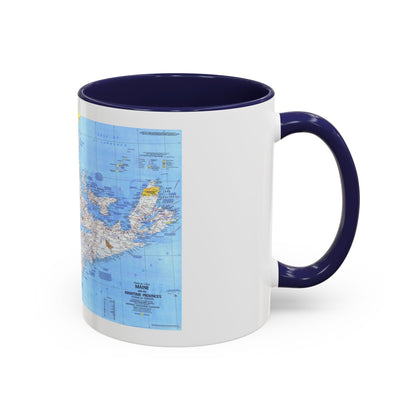 Canada - Maine, with the Maritime Provinces 1 (1975) (Map) Accent Coffee Mug