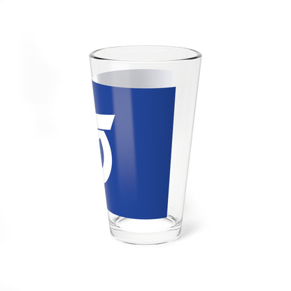 Flag of Ikusaka Nagano (Japan) Pint Glass 16oz