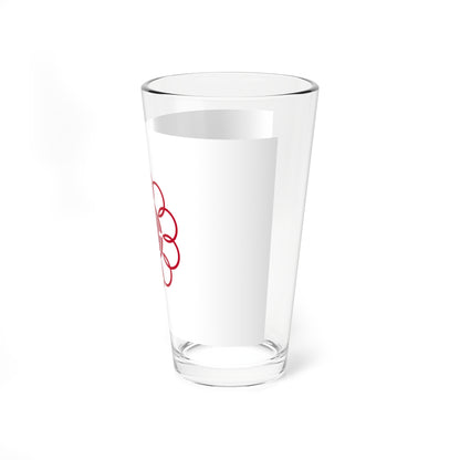 Flag of Koshigaya Saitama (Japan) Pint Glass 16oz