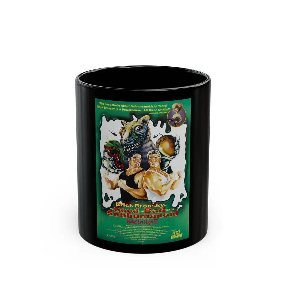 CLASS OF NUKE'EM HIGH 3 1994 Movie Poster - Black Coffee Mug-11oz-Go Mug Yourself