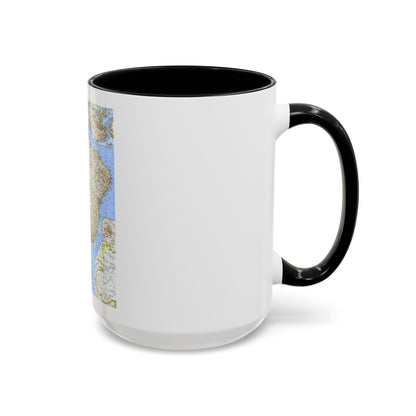South America - Eastern (1962) (Map) Accent Coffee Mug
