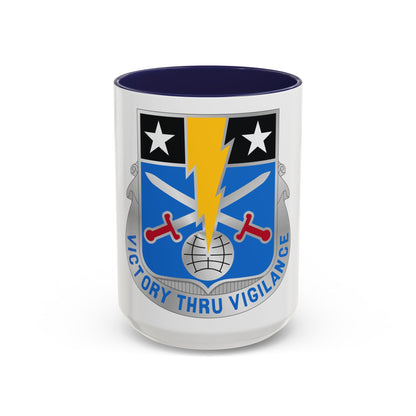 108 Military Intelligence Battalion (U.S. Army) Accent Coffee Mug