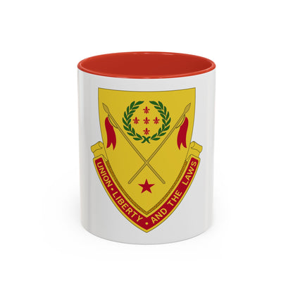 180th Field Artillery Battalion (U.S. Army) Accent Coffee Mug