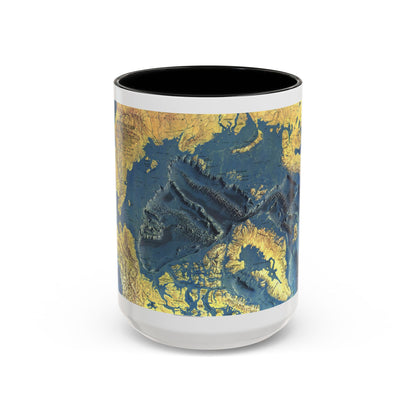 Arctic Ocean Floor (1971) (Map) Accent Coffee Mug