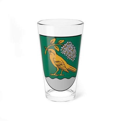 Viļānu novads COA (Latvia) (Coat of Arms) Pint Glass 16oz
