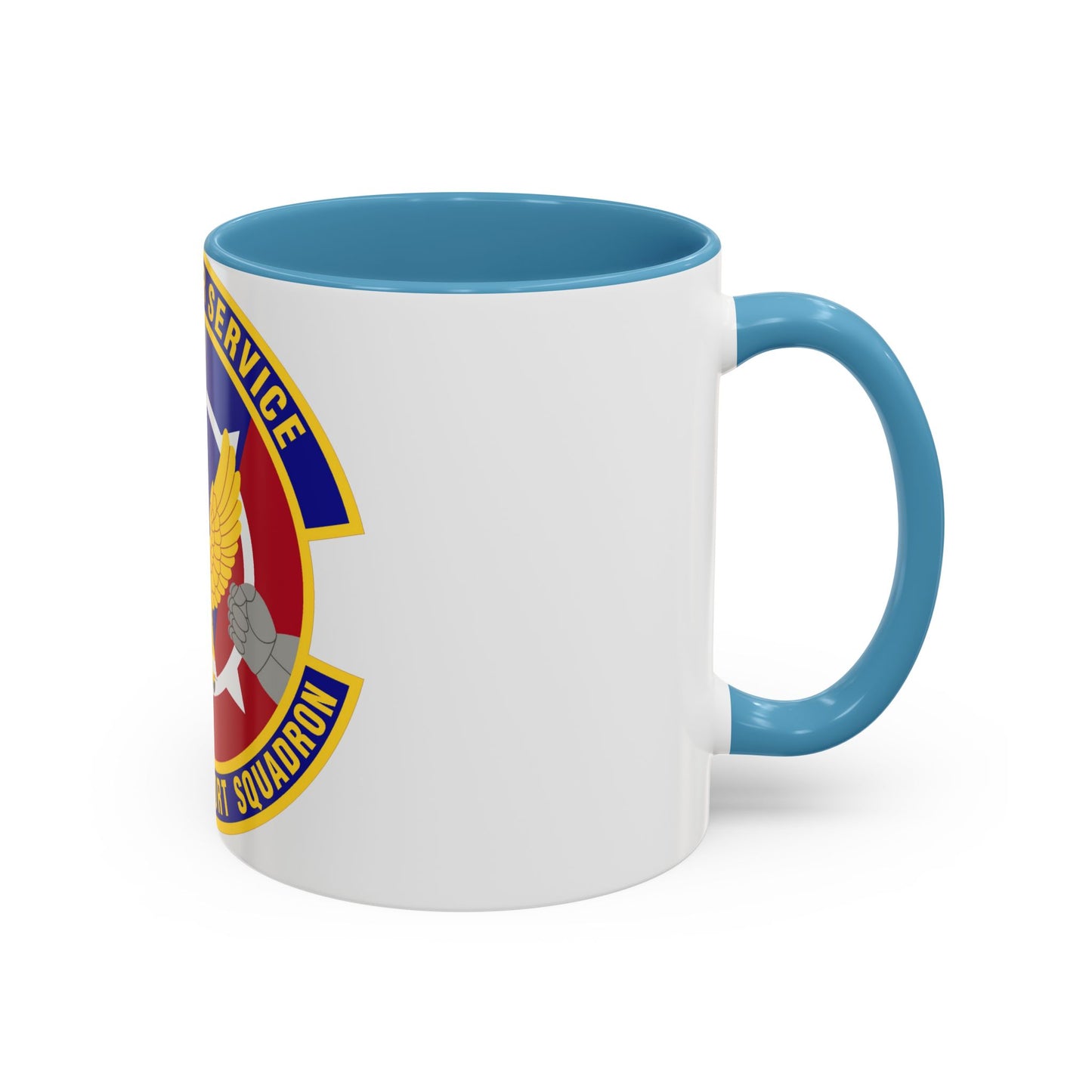 87 Force Support Squadron AMC (U.S. Air Force) Accent Coffee Mug