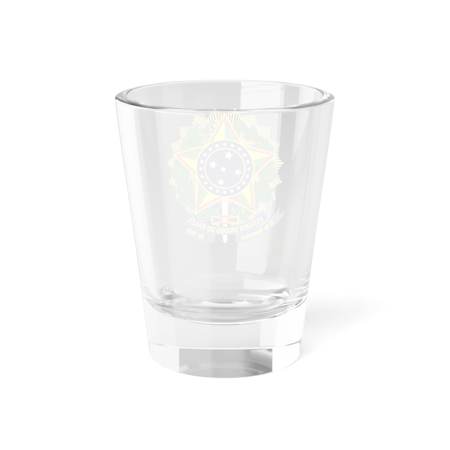 Coat of arms of the United States of Brazil - Shot Glass 1.5oz