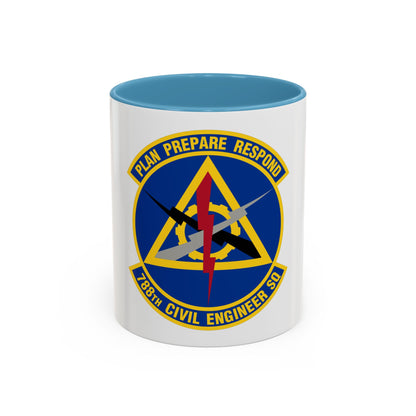 788 Civil Engineer Squadron AFMC (U.S. Air Force) Accent Coffee Mug