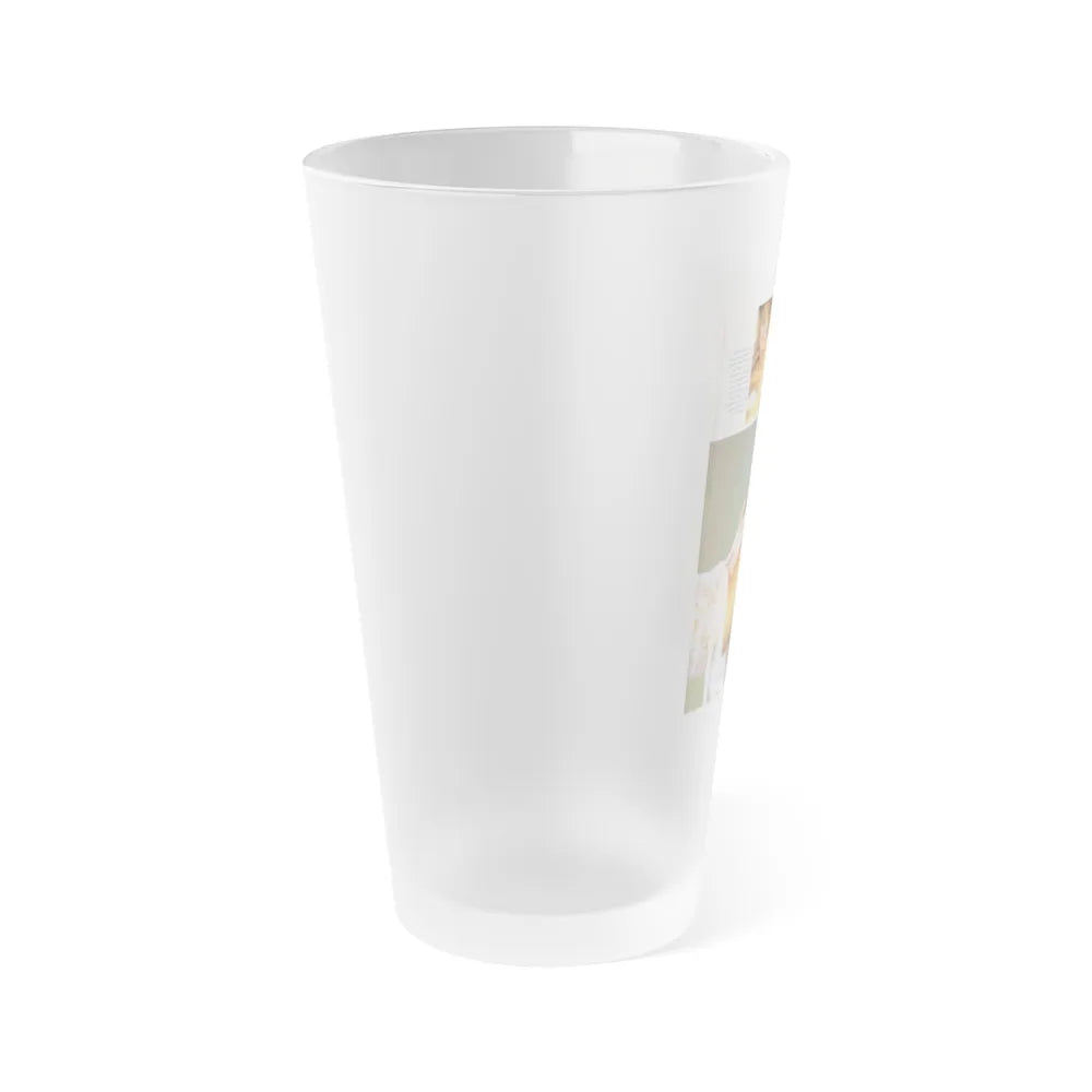 Linda Blair #141 - Partially Topless (Vintage Female Icon) Frosted Pint 16oz-Go Mug Yourself