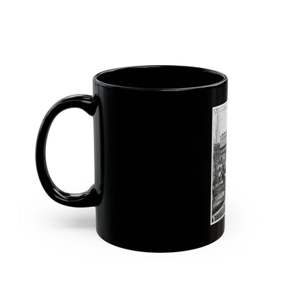Atlanta, Ga. Trout House, Masonic Hall, And Federal Encampment On Decatur Street (U.S. Civil War) Black Coffee Mug
