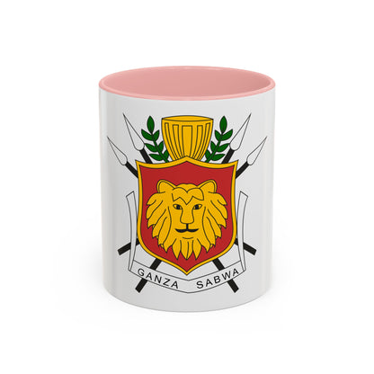 Coat of arms of the Kingdom of Burundi - Accent Coffee Mug