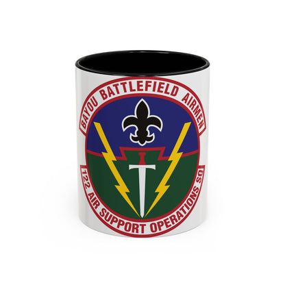 122d Air Support Operations Squadron (U.S. Air Force) Accent Coffee Mug