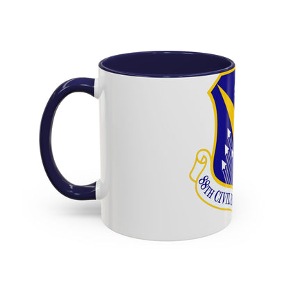 88 Civil Engineer Group AFMC (U.S. Air Force) Accent Coffee Mug