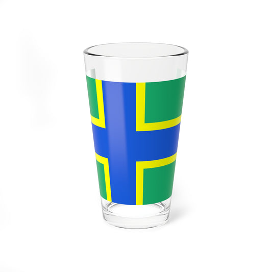 Flag of Vepsia (Russia) Pint Glass 16oz