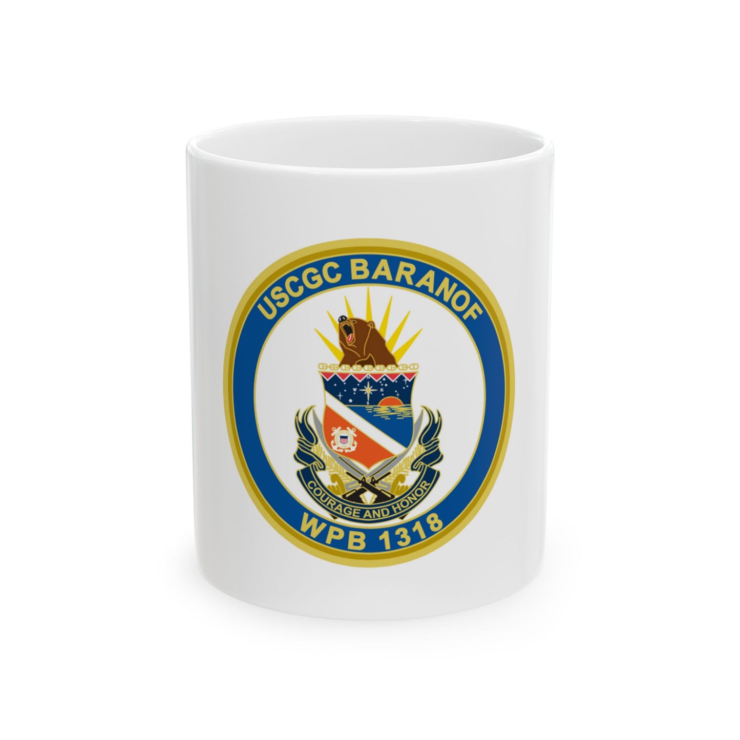 Baranof WPB 1318 (U.S. Coast Guard) White Coffee Mug