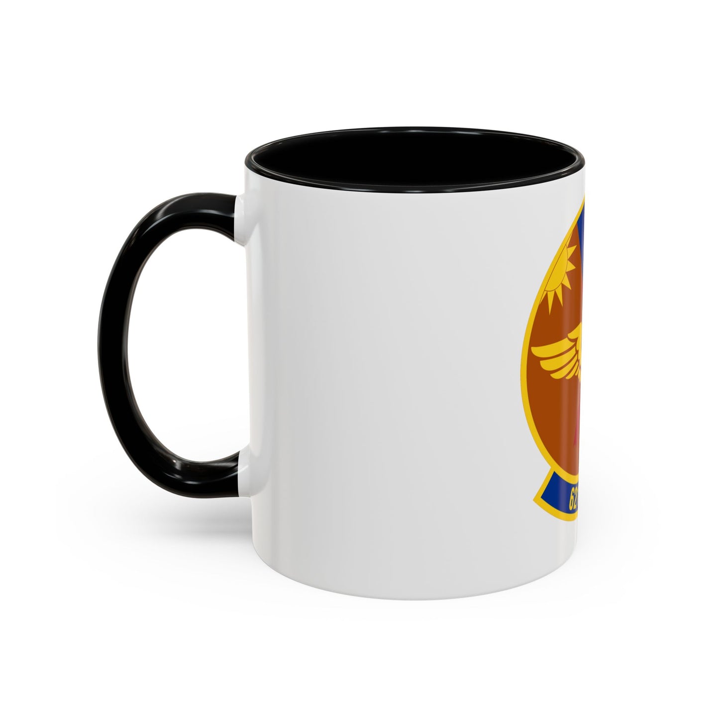 621 Air Mobility Operations Squadron AMC (U.S. Air Force) Accent Coffee Mug