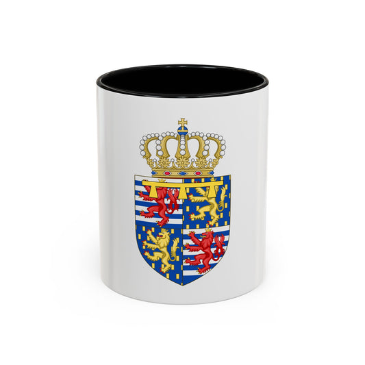 Lesser coat of arms of the Hereditary Grand Duke of Luxembourg (2000) - Accent Coffee Mug