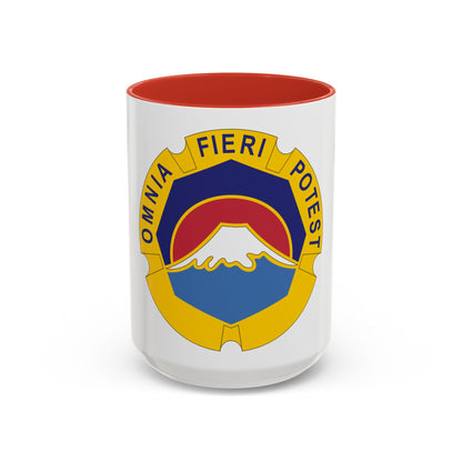 United States Japan distinctive unit insignia (U.S. Army) Accent Coffee Mug