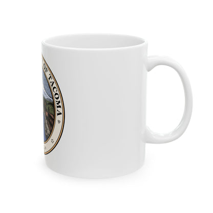Seal of Tacoma WA - White Coffee Mug