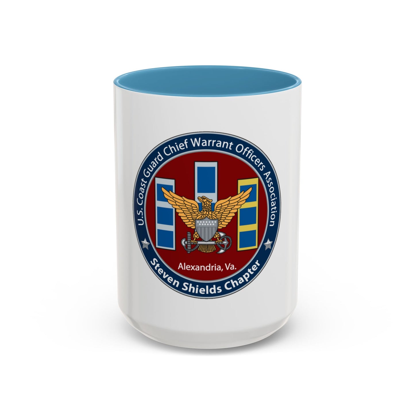 USCG CWO Assoc Steven Shields Chapter (U.S. Coast Guard) Accent Coffee Mug