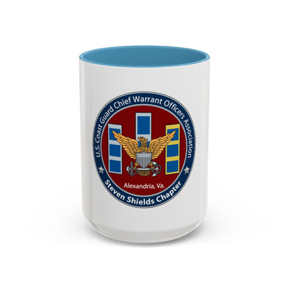 USCG CWO Assoc Steven Shields Chapter (U.S. Coast Guard) Accent Coffee Mug